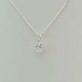 Colar Veneziana 45cm + Ponto de luz - Cristal M