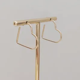 Brinco Argola Coração (M)