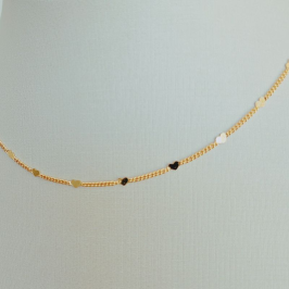 Colar Choker Coraçãozinho Chapinha