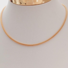 Colar Choker Malha Tela