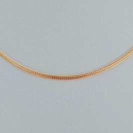 Colar Corrente Fita Trabalhada 3mm