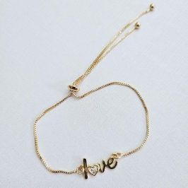 Pulseira Pingente Love