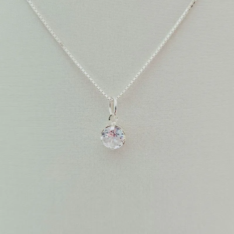 Colar Veneziana 45cm + Ponto de luz - Cristal M