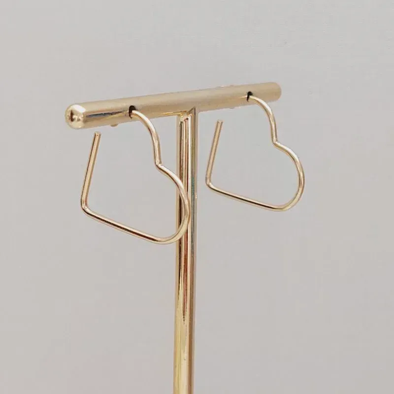 Brinco Argola Coração (M)