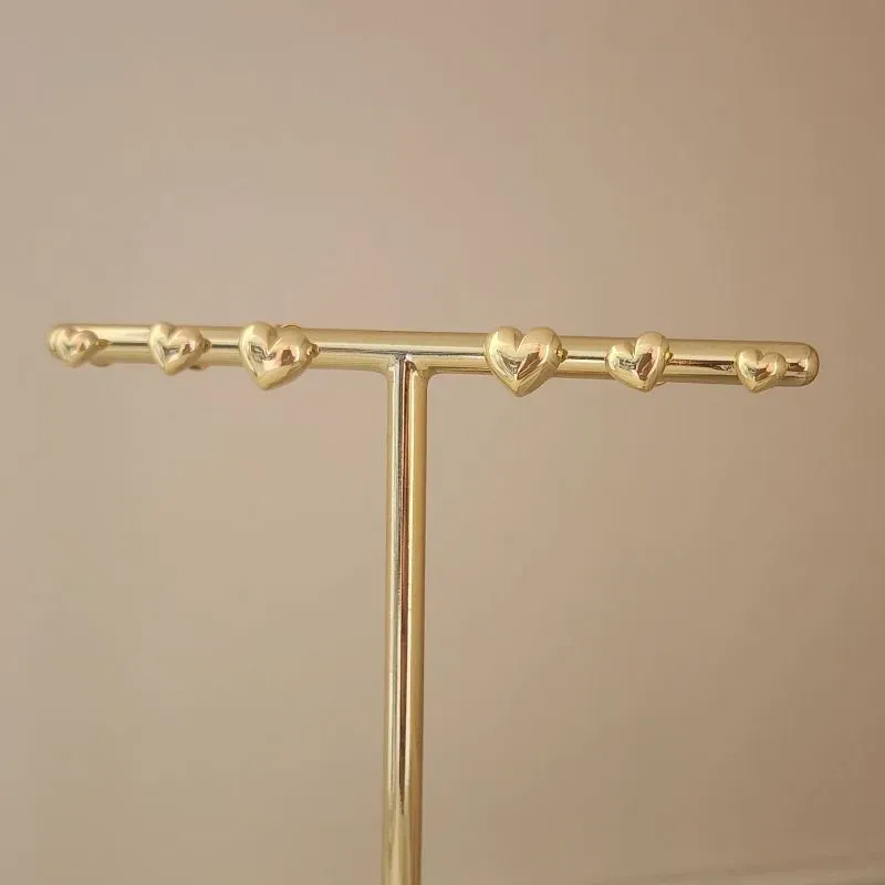 Trio Coração Ouro 18k