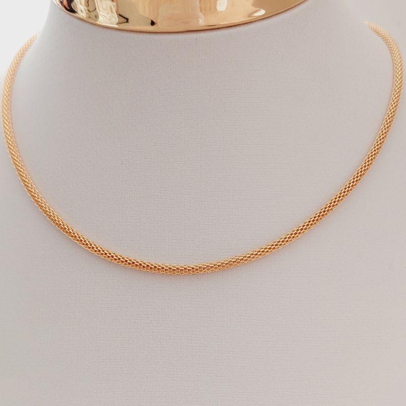 Colar Choker Malha Tela