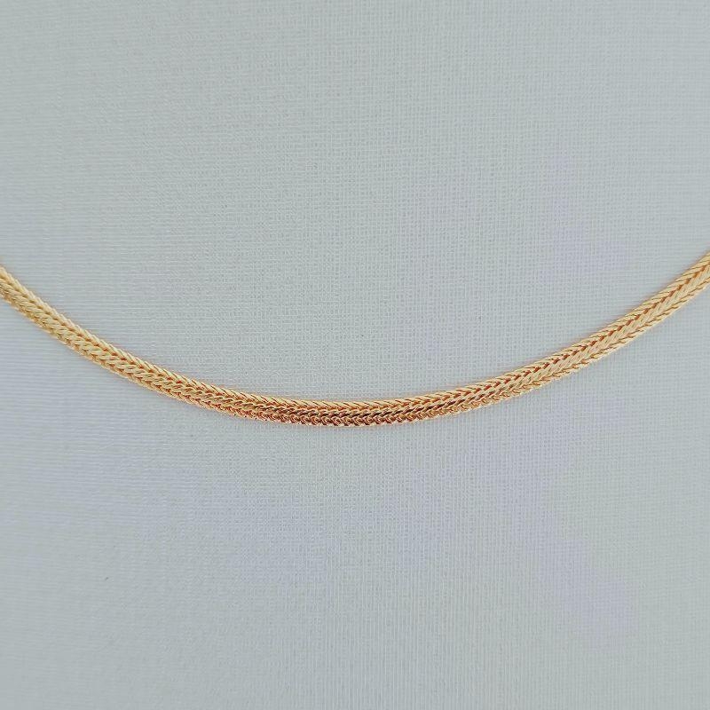 Colar Corrente Fita Trabalhada 3mm