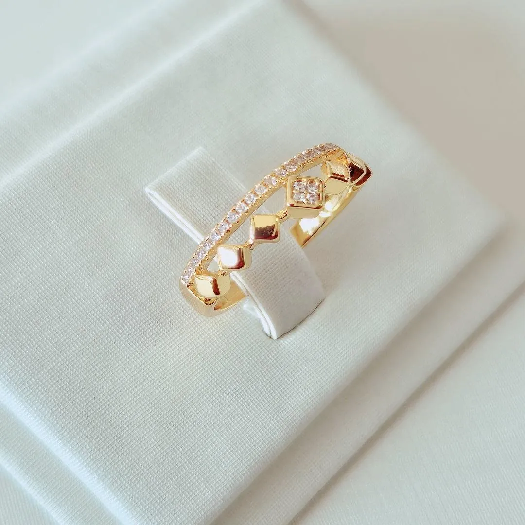 Anel Losango com Microzircônias