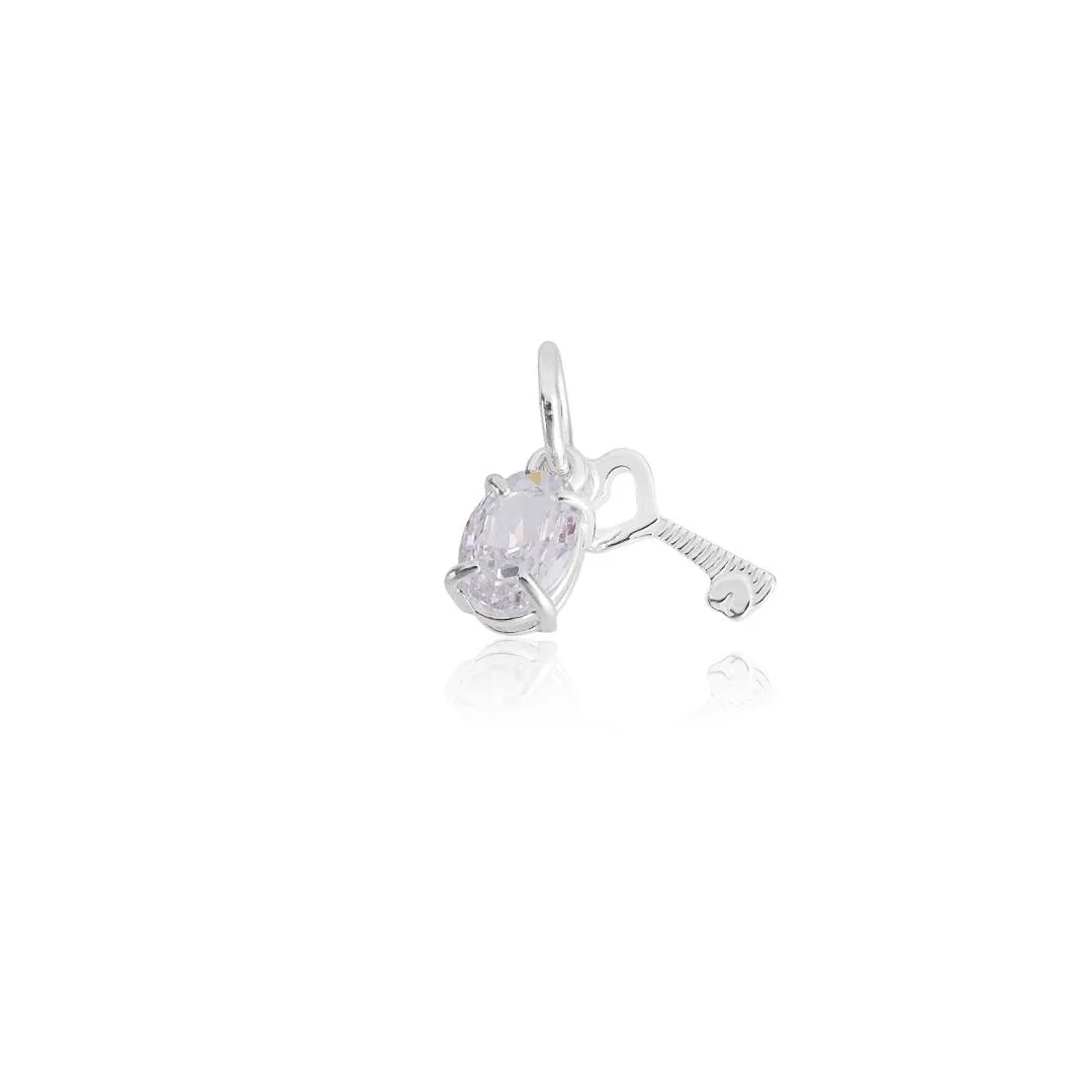 Pingente Cor Cristal / chave