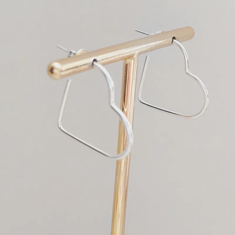 Brinco Argola Coração (M)