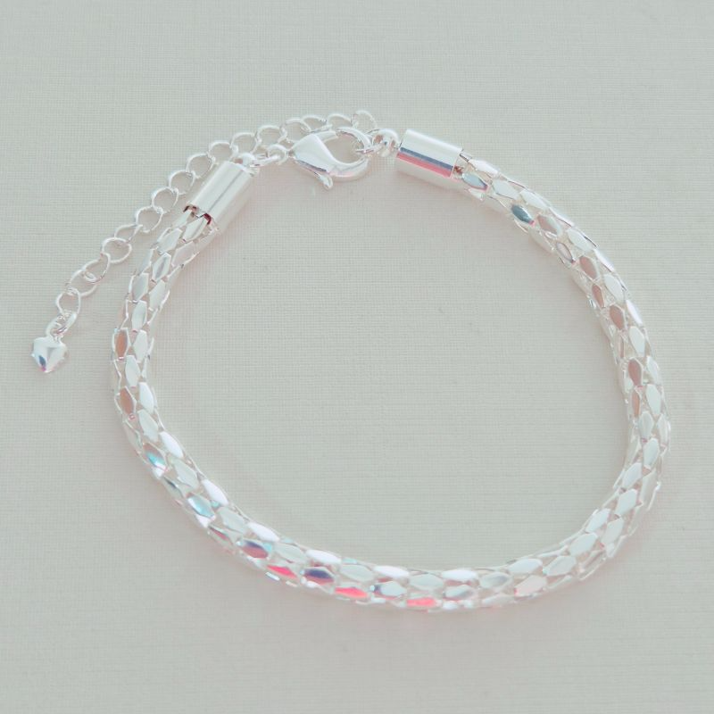 Pulseira Redonda Escamas 5mm