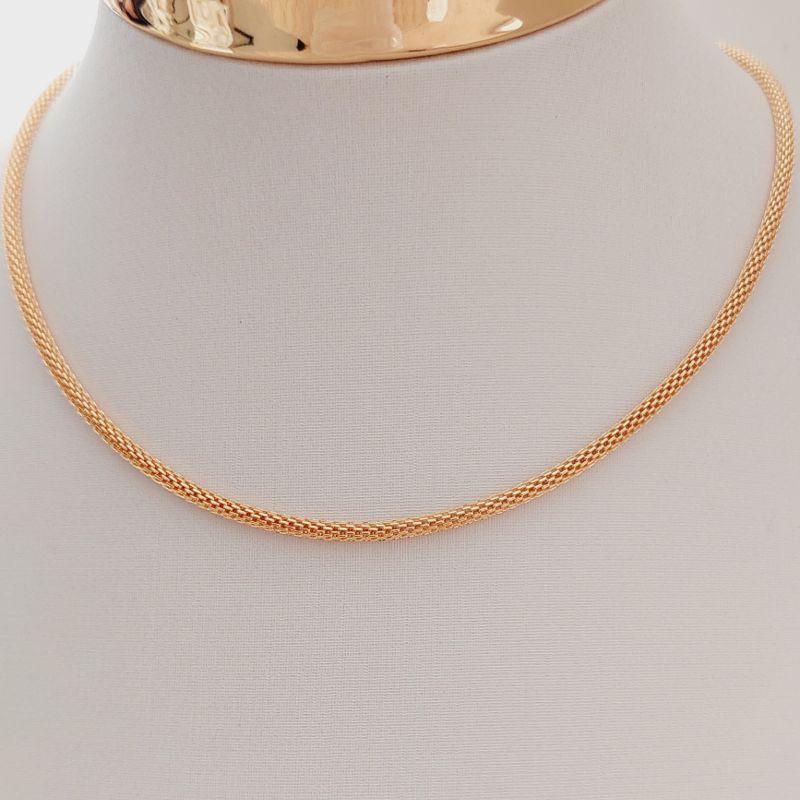 Colar Choker Malha Tela